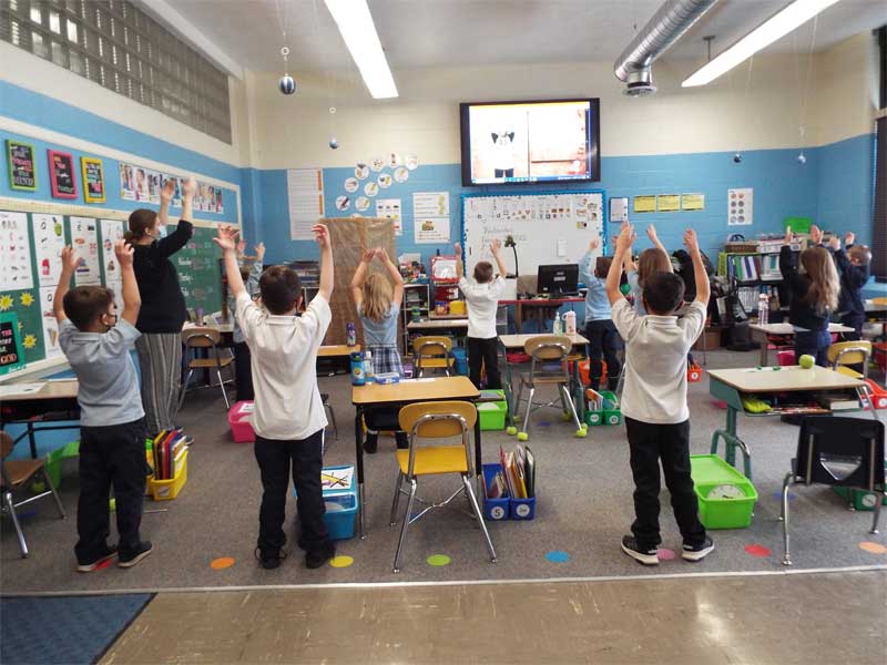 Students in classroom | Christian Academy in Brockport, NY | Cornerstone Christian Academy